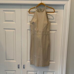 Banana Republic Elegant Tan Sleeveless Dress